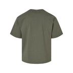 M&O Youth Gold Soft Touch T-Shirt - Military Green - Back