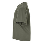 M&O Youth Gold Soft Touch T-Shirt - Military Green - Direct Side