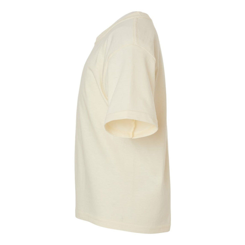 M&O Youth Gold Soft Touch T-Shirt - Natural - Direct Side