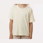 M&O Youth Gold Soft Touch T-Shirt - Natural - On Model Front