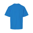 M&O Youth Gold Soft Touch T-Shirt - Ocean Blue - Back