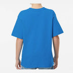 M&O Youth Gold Soft Touch T-Shirt - Ocean Blue - On Model Back