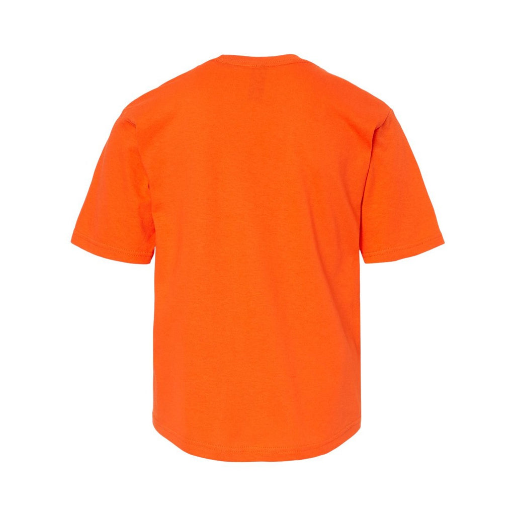 M&O Youth Gold Soft Touch T-Shirt - Orange - Back