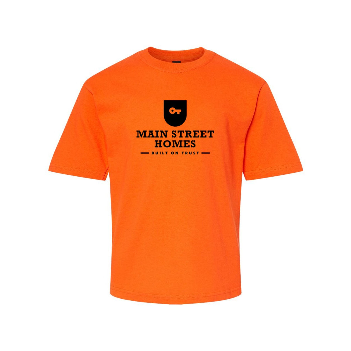 M&O Youth Gold Soft Touch T-Shirt - Orange - Front