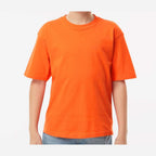 M&O Youth Gold Soft Touch T-Shirt - Orange - On Model Front