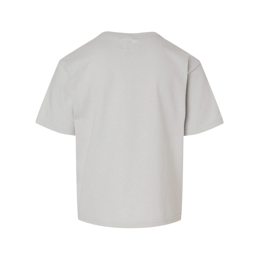 M&O Youth Gold Soft Touch T-Shirt - Platinum - Back