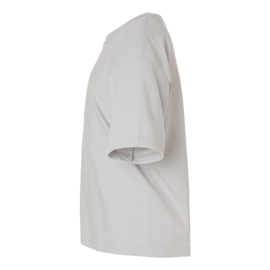 M&O Youth Gold Soft Touch T-Shirt - Platinum - Direct Side
