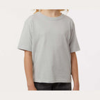 M&O Youth Gold Soft Touch T-Shirt - Platinum - On Model Front