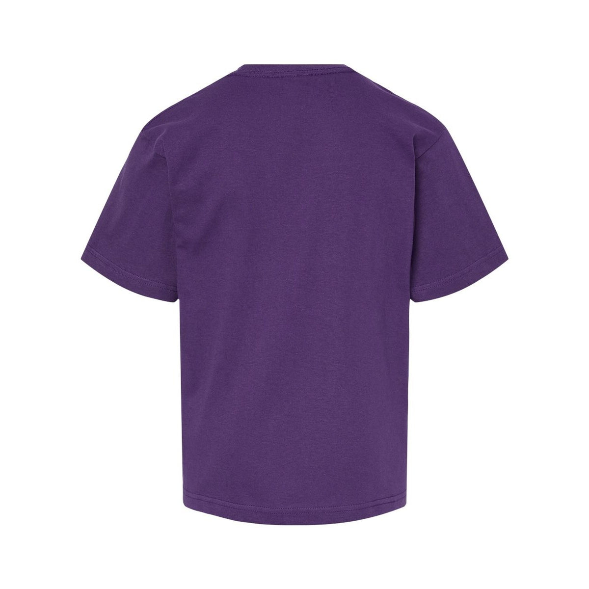 M&O Youth Gold Soft Touch T-Shirt - Purple - Back