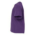 M&O Youth Gold Soft Touch T-Shirt - Purple - Direct Side