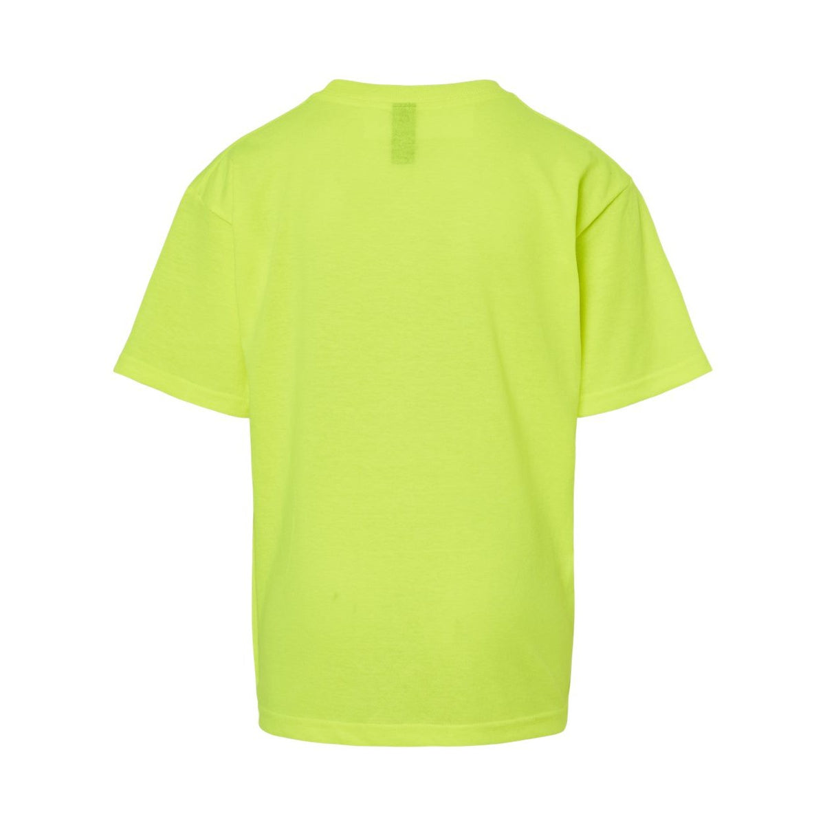 M&O Youth Gold Soft Touch T-Shirt - Safety Green - Back