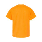M&O Youth Gold Soft Touch T-Shirt - Safety Orange - Back