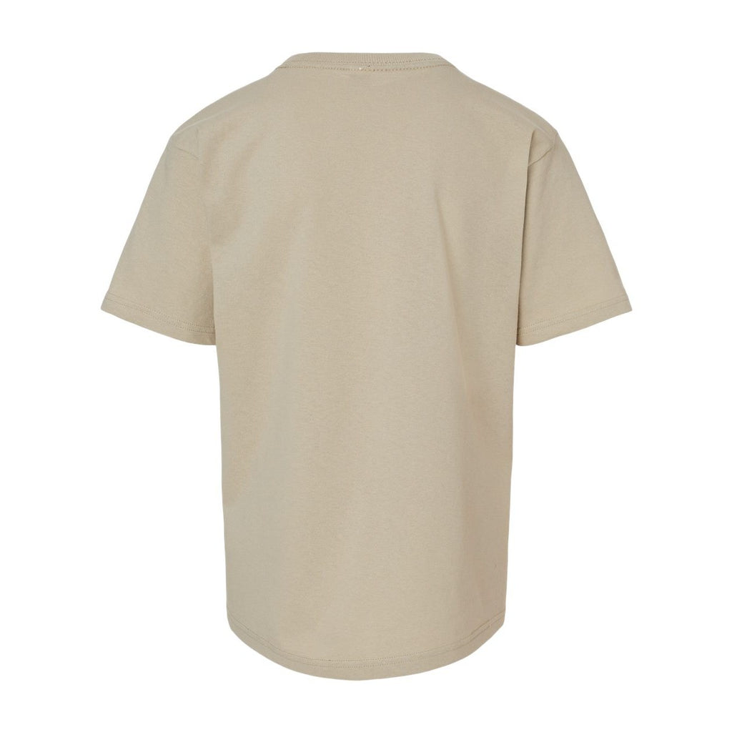 M&O Youth Gold Soft Touch T-Shirt - Sand - Back