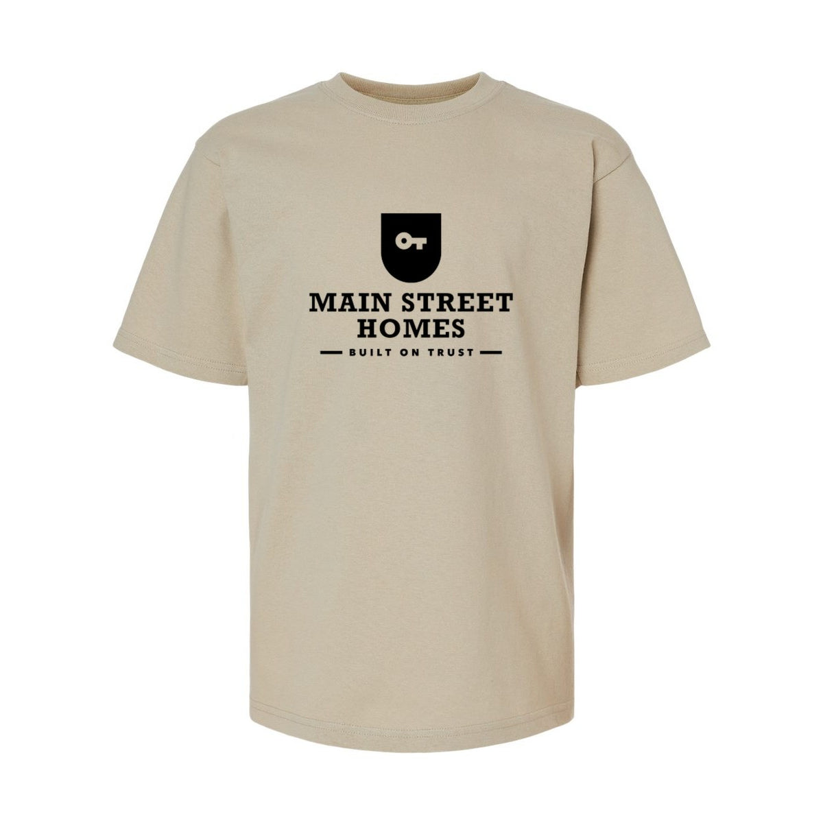 M&O Youth Gold Soft Touch T-Shirt - Sand - Front