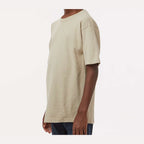 M&O Youth Gold Soft Touch T-Shirt - Sand - On Model Side