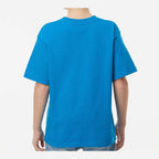 M&O Youth Gold Soft Touch T-Shirt - Turquoise - On Model Back