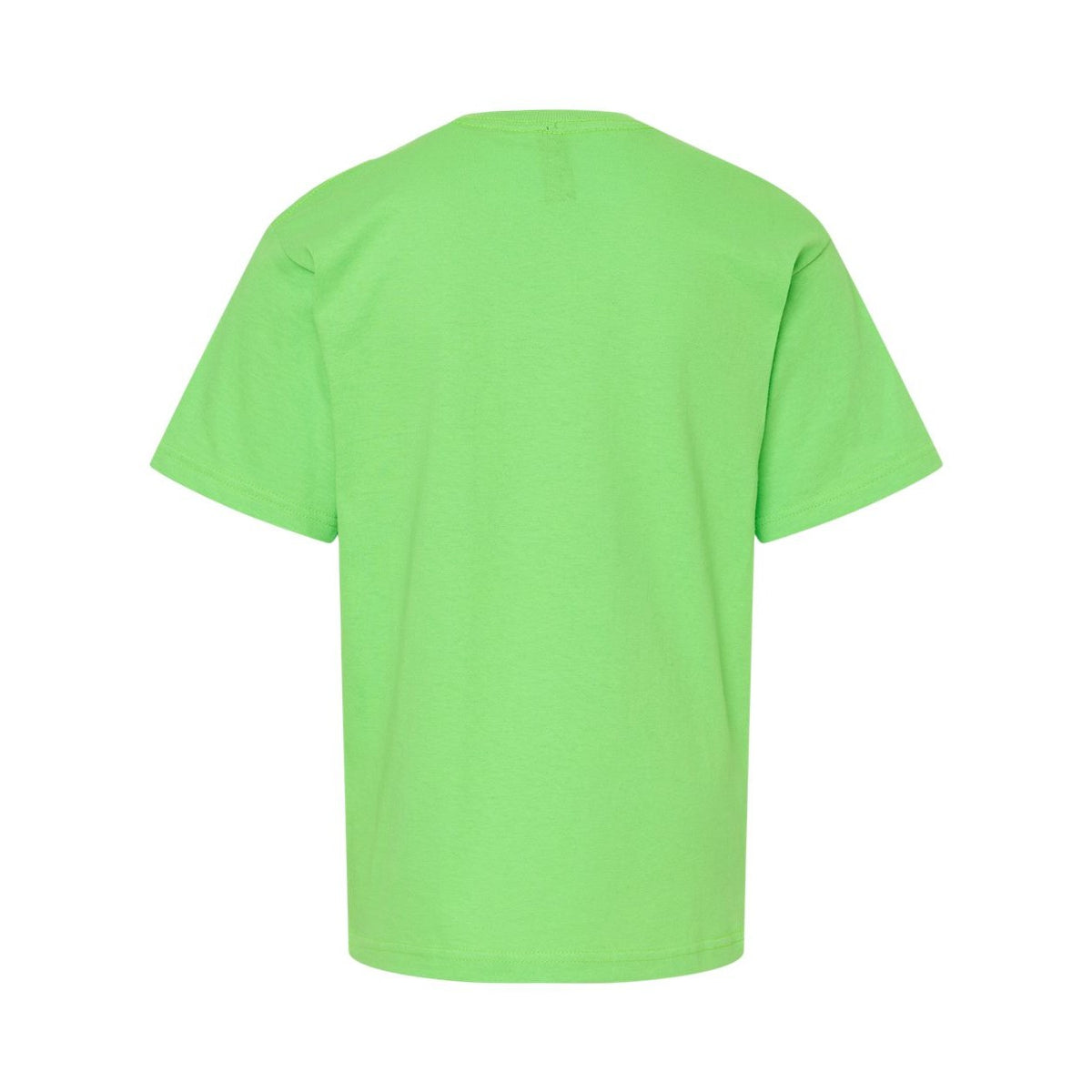 M&O Youth Gold Soft Touch T-Shirt - Vivid Lime - Back