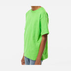M&O Youth Gold Soft Touch T-Shirt - Vivid Lime - On Model Side