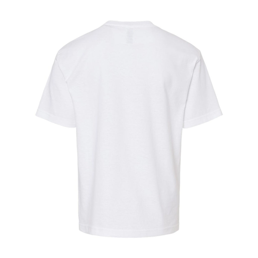 M&O Youth Gold Soft Touch T-Shirt - White - Back