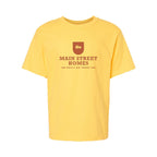M&O Youth Gold Soft Touch T-Shirt - Yellow - Front