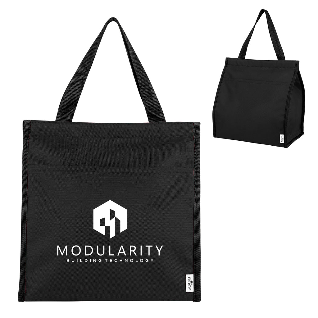 Mable Cooler Bag for 6 Cans - Black - Silk Screen