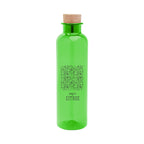 Maddie Bottle with Cork Lid, 22 oz - Lime Green - Silk Screen
