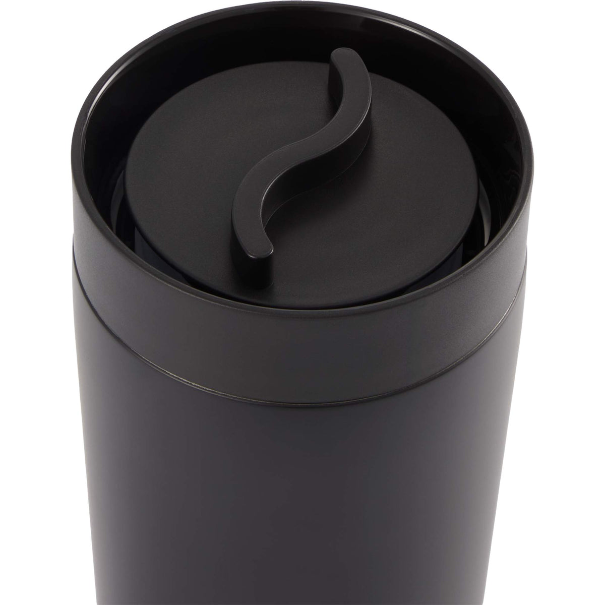 Maddie Tumbler with Leakproof 360 Lid, 16 oz - Black - Detail 2