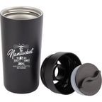 Maddie Tumbler with Leakproof 360 Lid, 16 oz - Black - Front