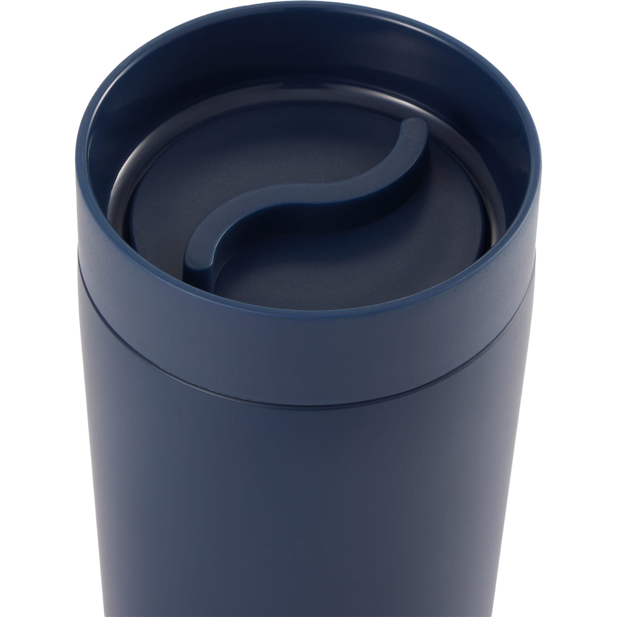 Maddie Tumbler with Leakproof 360 Lid, 16 oz - Navy - Detail