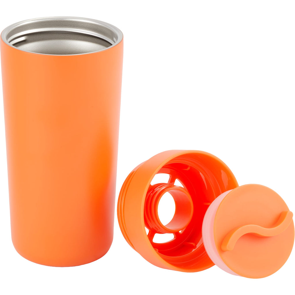 Maddie Tumbler with Leakproof 360 Lid, 16 oz - Orange - Propped