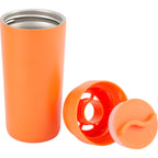 Maddie Tumbler with Leakproof 360 Lid, 16 oz - Orange - Propped
