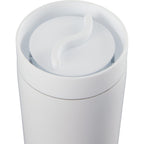 Maddie Tumbler with Leakproof 360 Lid, 16 oz - White - Detail