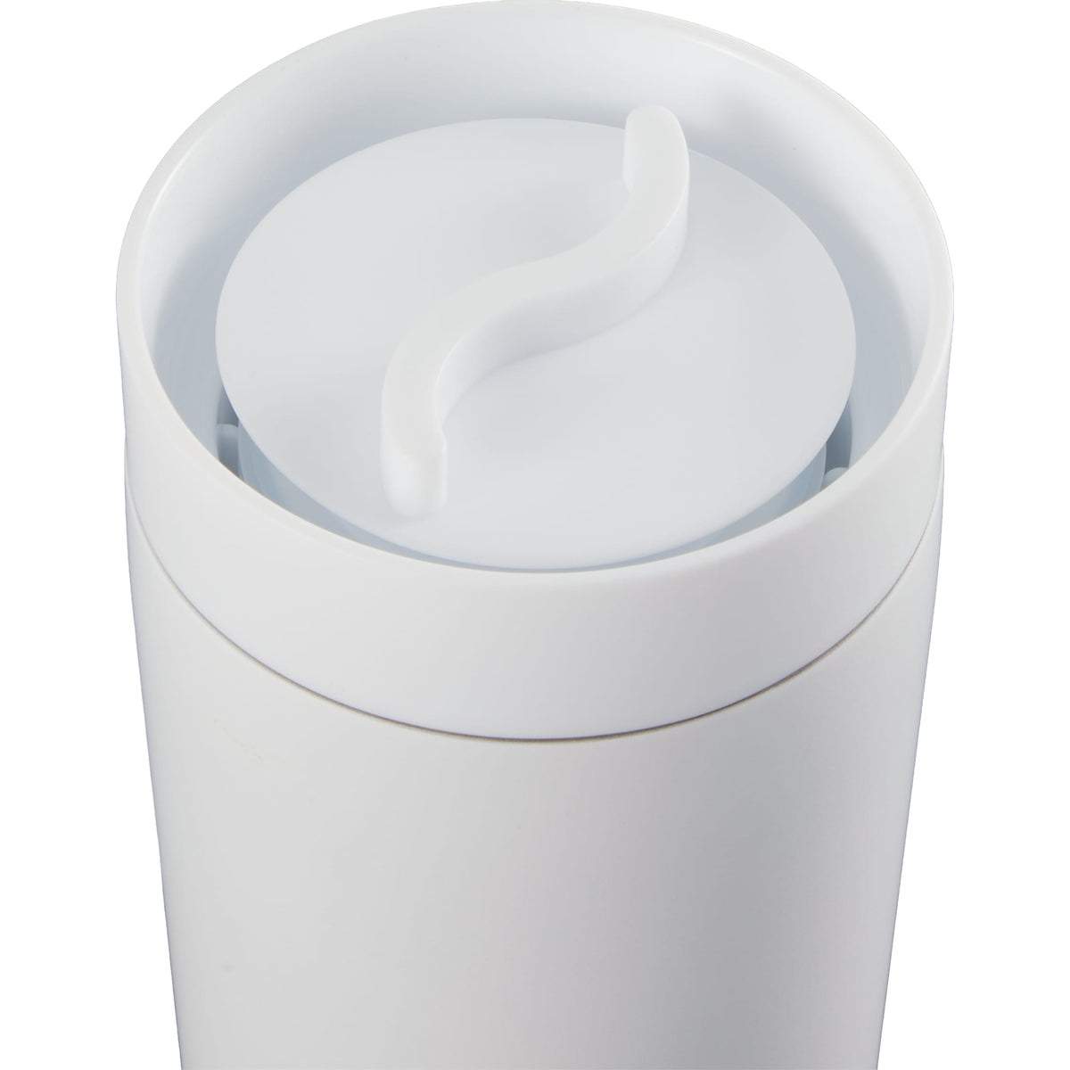 Maddie Tumbler with Leakproof 360 Lid, 16 oz - White - Detail