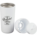 Maddie Tumbler with Leakproof 360 Lid, 16 oz - White - Front