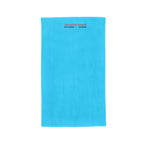 Madeira Cotton Beach Towel, Mid-Weight - Blue - Embroidery