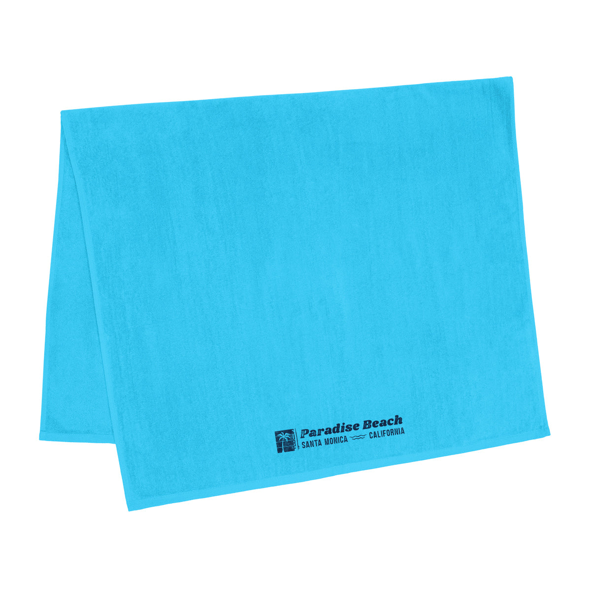 Madeira Cotton Beach Towel, Mid-Weight - Blue - Silk Screen