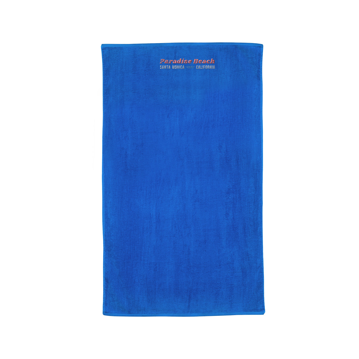 Madeira Cotton Beach Towel, Mid-Weight Embroidery - Royal Blue - Embroidery