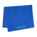 Madeira Cotton Beach Towel, Mid-Weight - Royal Blue - Silk Screen