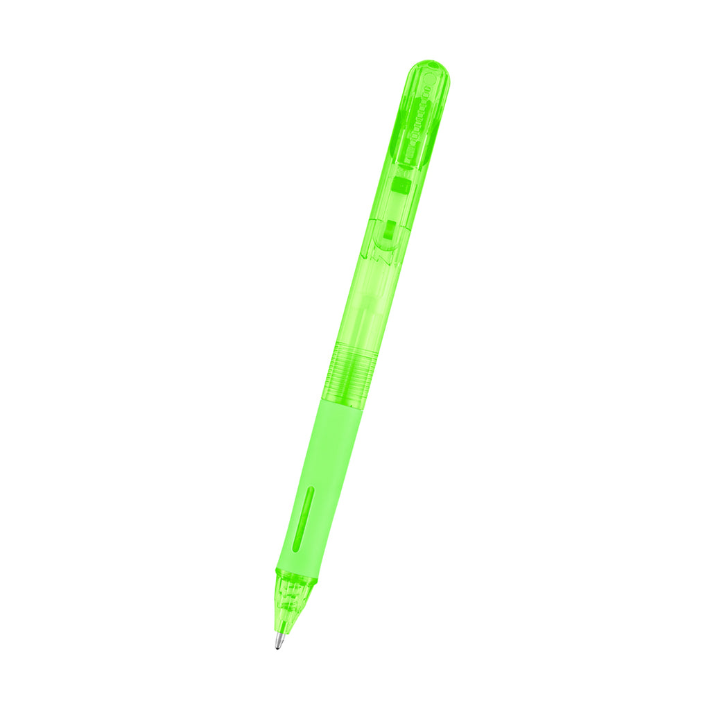 Madeline Pen in Recycled ABS - Lime Green - Front