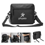 Madison Adaptive Crossbody Bag in Recycled PET - Black - Silk Screen