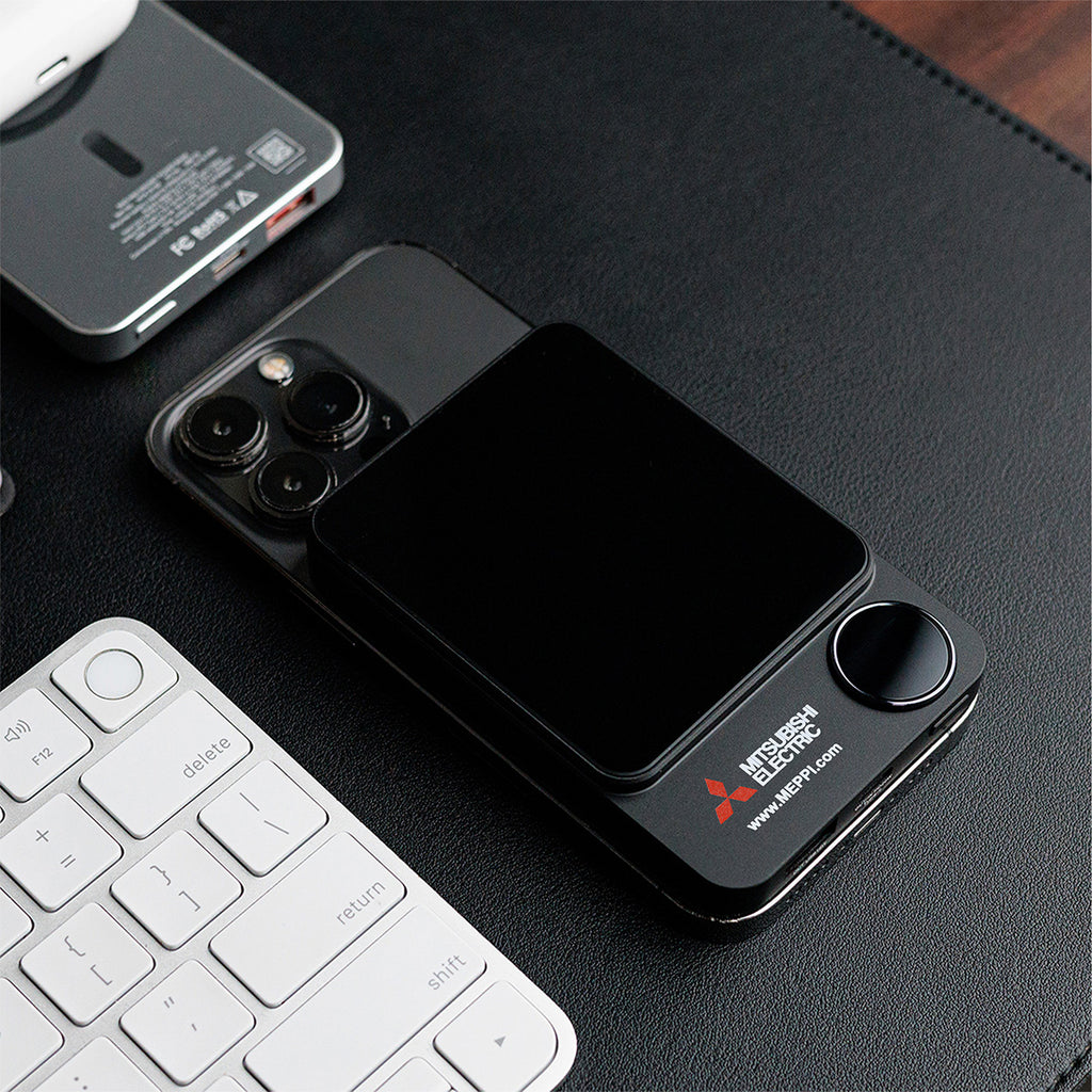 Mag Max Magnetic Power Bank, 15W - Black - Lifestyle_Padprint