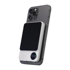 Mag Max Magnetic Power Bank, 15W - Silver - Phone