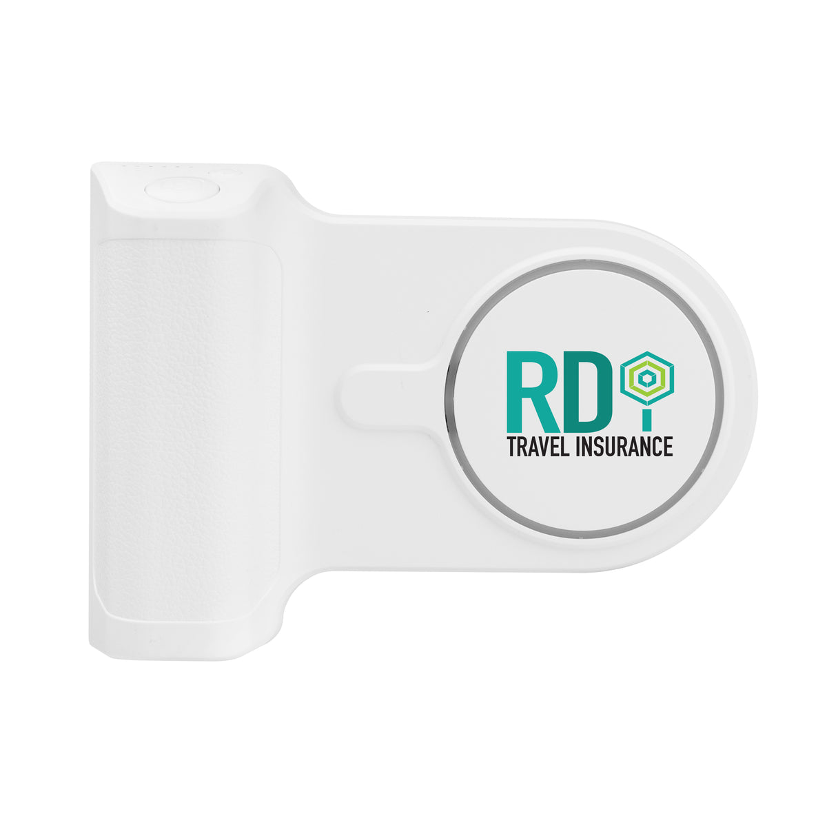Mag Max Power Bank with Selfie Shutter, 4,500 mAh Full Color - White - Full Color