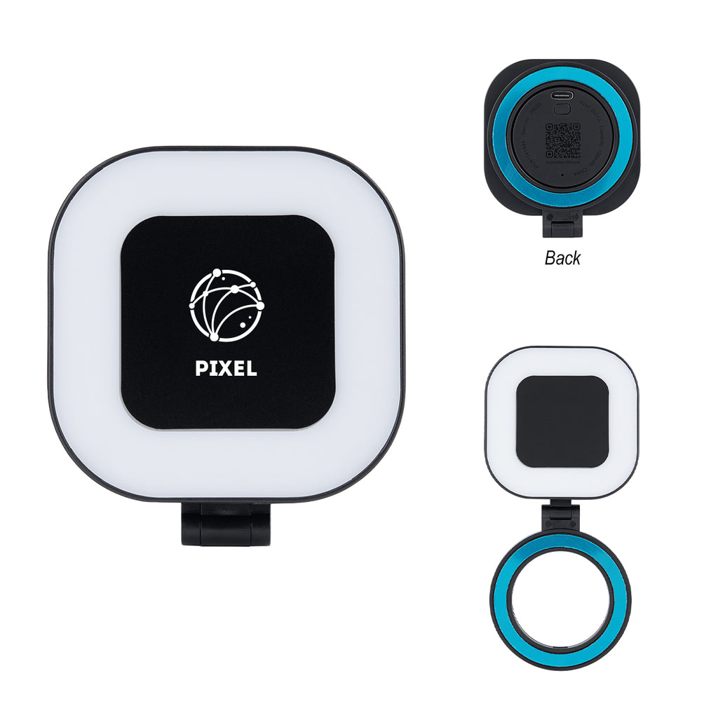 Mag Max Selfie Light in Recycled ABS - Black - Silk Screen