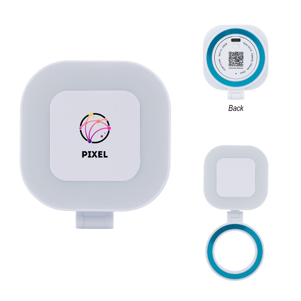 Mag Max Selfie Light in Recycled ABS - White - Full Color