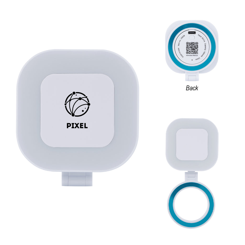Mag Max Selfie Light in Recycled ABS - White - Silk Screen