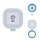 Mag Max Selfie Light in Recycled ABS - White - Silk Screen