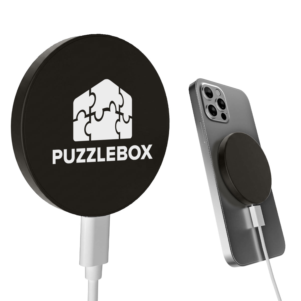 Mag Max Wireless Charger, 15W - Black - Silk Screen