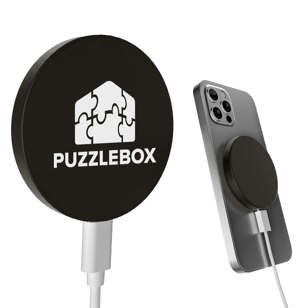Mag Max Wireless Charger, 15W - Black - Silk Screen