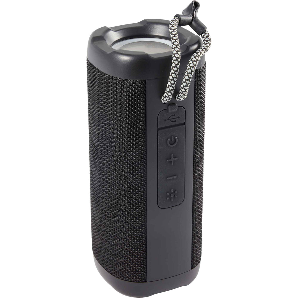 MagKnit Magnetic Speaker with Party Lights - Black - Right Angle